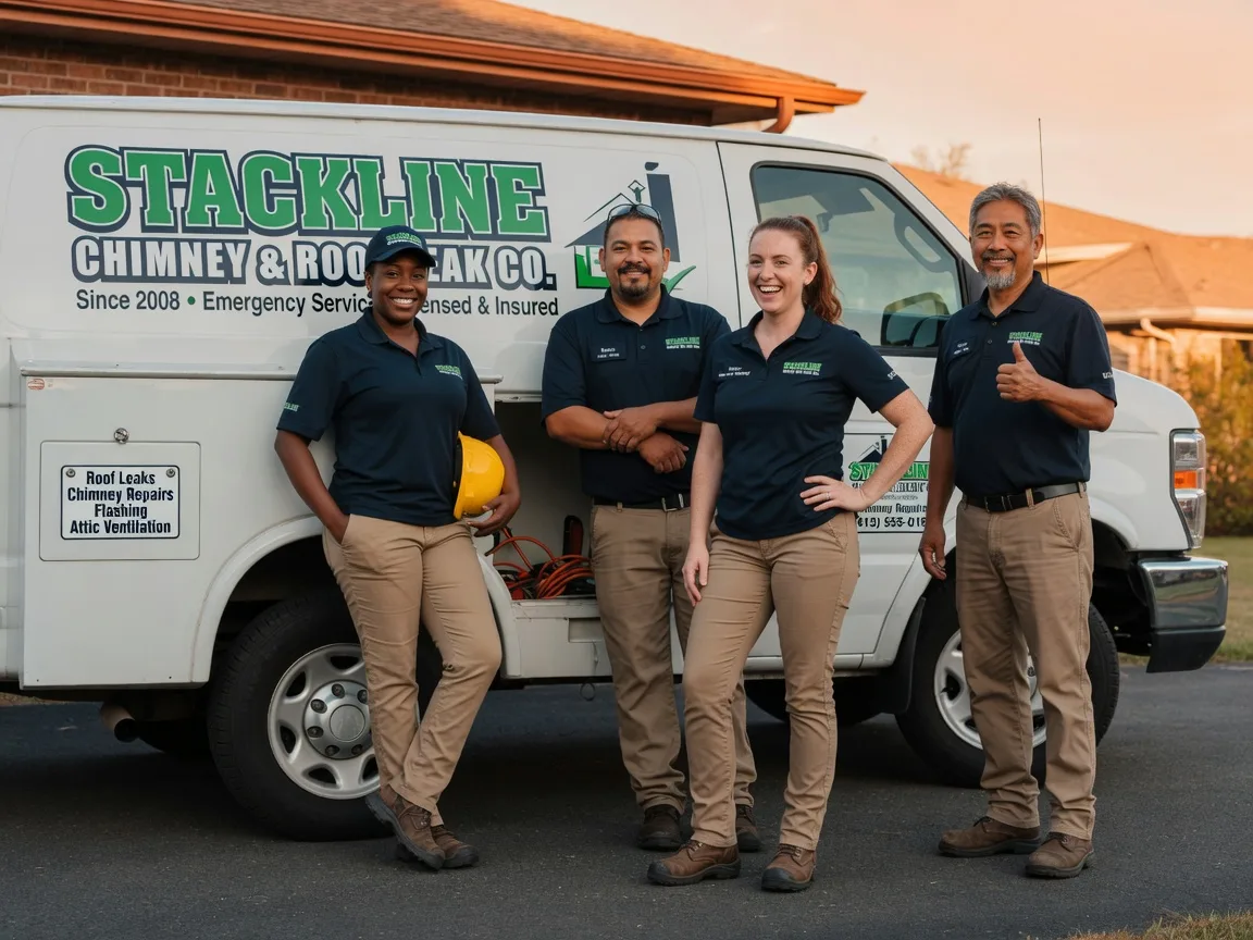 Chimney flashing repair company in Wheeler, OR